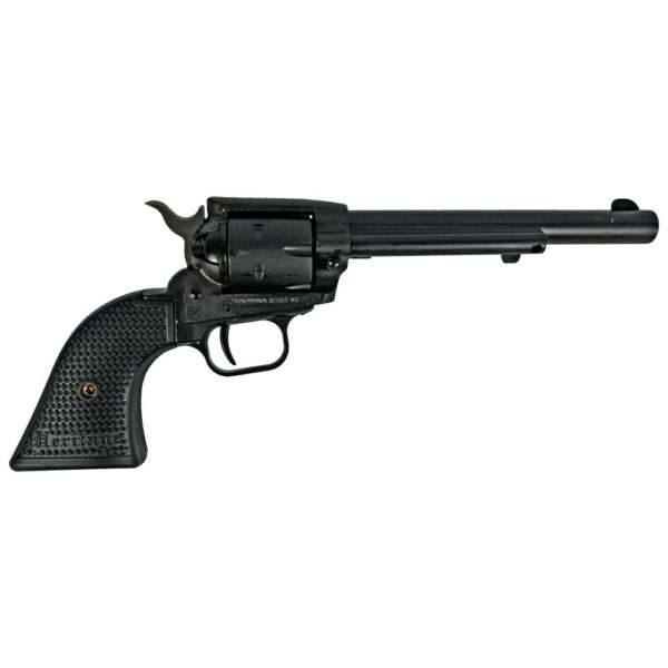 Heritage Rough Rider Steel Frame Handgun .22 LR 6rd Capacity 6.5" Barrel Black Satin Finish Polymer Grips - Precision Shot Firearms