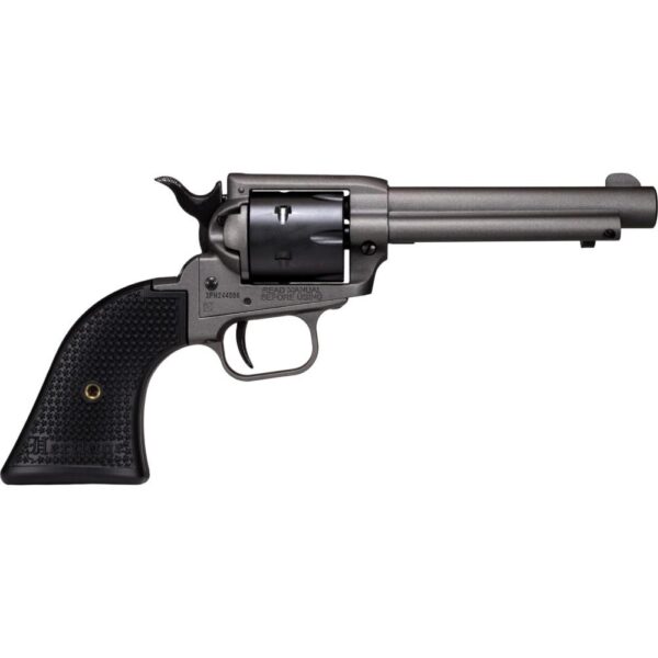 Heritage Rough Rider Handgun .22 LR 6/rd Capacity 4.75" Barrel Polymer Black Tungsten Cerakote - Precision Shot Firearms