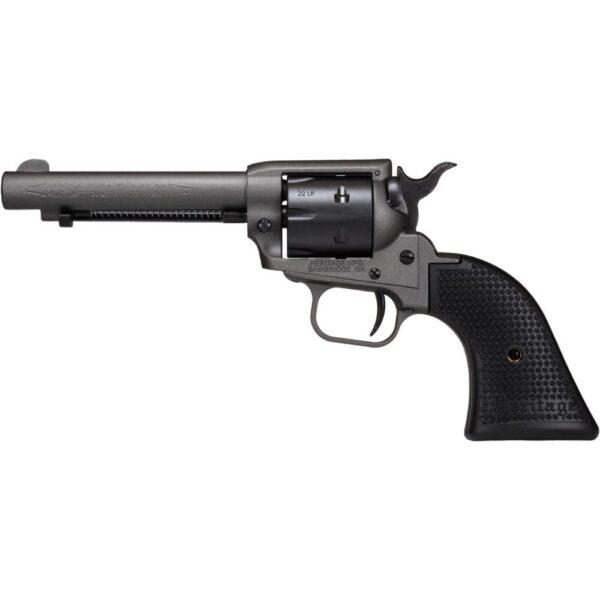 Heritage Rough Rider Handgun .22 LR 6/rd Capacity 4.75" Barrel Polymer Black Tungsten Cerakote - Precision Shot Firearms