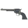 Heritage Rough Rider Steel Frame Tungsten Cerakote Handgun .22 LR 6rd Capacity 6.5" Barrel Polymer Black - Precision Shot Firearms