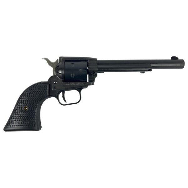 Heritage Rough Rider Steel Frame Handgun .22 LR/.22 WMR 6rd Capacity 6.5" Barrel Black Satin Finish Polymer Grips - Precision Shot Firearms