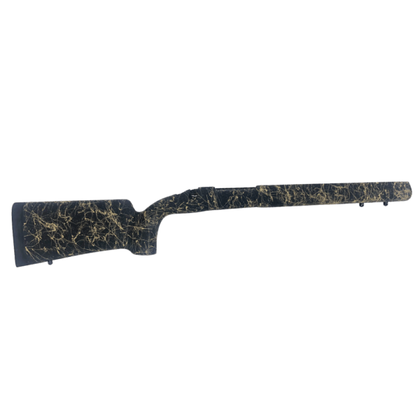 HS Precision Remington 700 BDL Long Action Rifle Stock Black Tan - Precision Shot Firearms