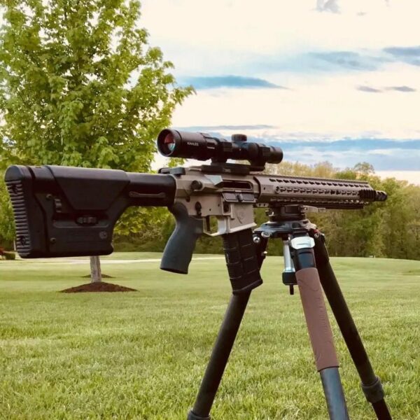 Area 419 Hellfire 2P-Self Timing Muzzle Brake w/ Adapter 6.5mm/30cal 5/8-24 - Precision Shot Firearms