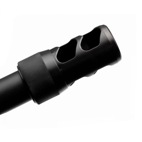 Area 419 Hellfire 2P-Self Timing Muzzle Brake w/ Adapter 6.5mm/30cal 5/8-24 - Precision Shot Firearms