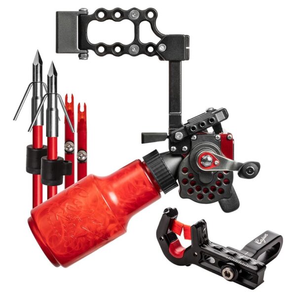 Cajun Bowfishing Winch Pro Kit RH Red - Precision Shot Firearms