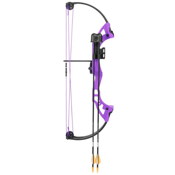 Bear Archery Compound Youth Bow Brave 25lb Right Hand Purple - Precision Shot Firearms