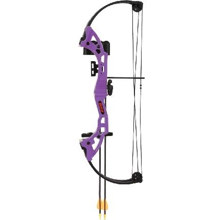 Bear Archery Compound Youth Bow Brave 25lb Right Hand Purple - Precision Shot Firearms