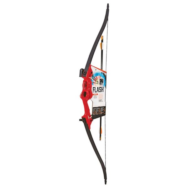 Bear Archery Traditional Youth Bow Flash 18lb Ambidextrous Red - Precision Shot Firearms