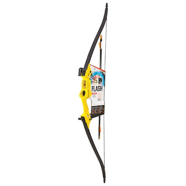 Bear Archery Traditional Youth Bow Flash 18lb Ambidextrous Yellow - Precision Shot Firearms