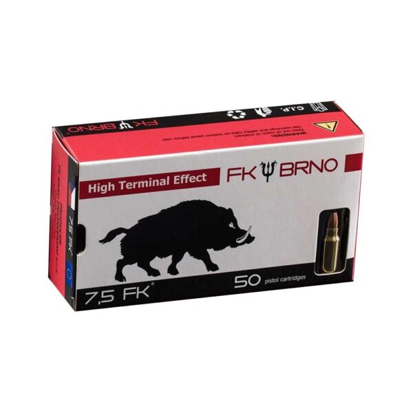 F5 Ammunition 7.5 FK (50/BOX) 95 Grain Copper Nose-Dicarding Hollow Point - Precision Shot Firearms