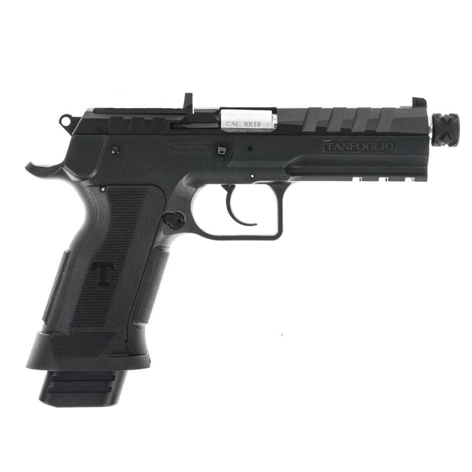 IFG Tanfoglio Force Duty Tactical Handgun 9mm Luger 20rd Magazine(1) 4.9" Threaded Barrel Rapid Sight System - Precision Shot Firearms