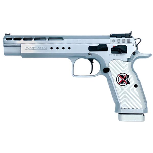 Tanfoglio Gold Match Xtreme Handgun 10mm 13/rd 6" Barrel Silver - Precision Shot Firearms