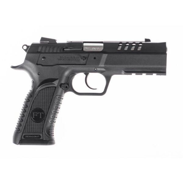 Tanfoglio Hexagon P Handgun 9mm Luger 17rd Magazine(2) 4.45" Compensated Barrel DA/SA - Precision Shot Firearms