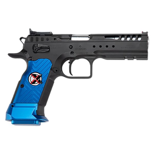 Tanfoglio Limited Master Xtreme 40 S&W 14/rd 4.75" Barrel Black with Blue Grip - Precision Shot Firearms