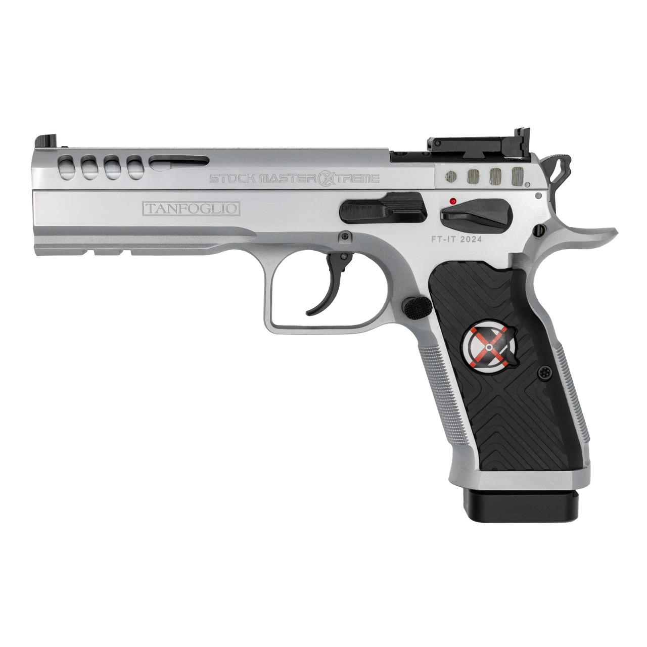 IFG Tanfoglio Stock Master Xtreme Handgun 9mm Luger 17rd Magazine(4) 4.45" Barrel Chrome - Precision Shot Firearms