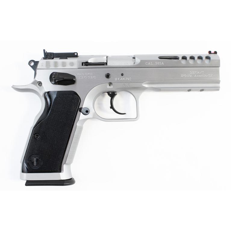 IFG Tanfoglio Defiant Stock Master 9mm Luger 17rd(2) 4.75" Barrel Hard Chrome - Precision Shot Firearms