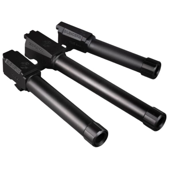 SilencerCo Threaded Barrel for Glock 23 40 S&W 9/16x24 4.5" Black - Precision Shot Firearms