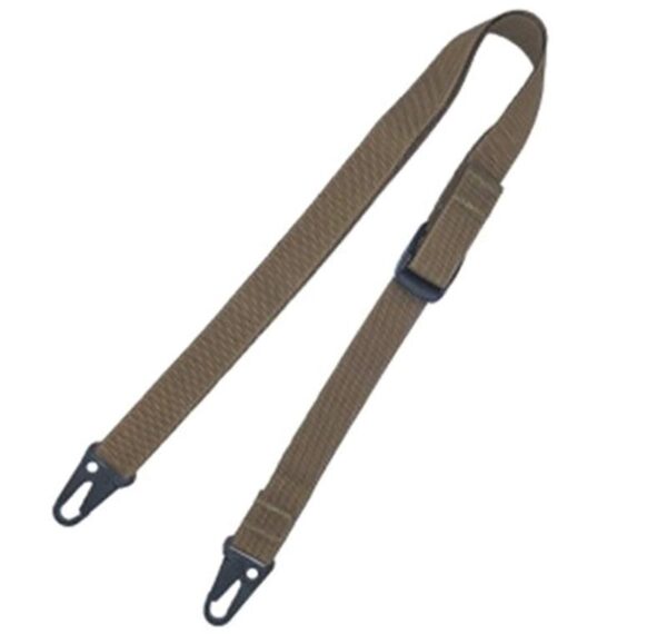 TacShield Sport Ridge 2 Point Rifle Sling 1" Wide HK Snap Hooks Coyote Brown - Precision Shot Firearms
