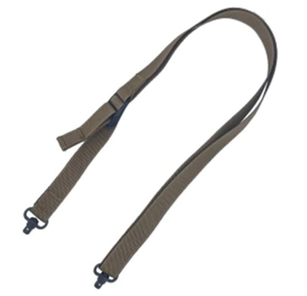 TacShield Sport Ridge 2 Point Rifle Sling 1" Wide QD Swivels Coyote Brown - Precision Shot Firearms