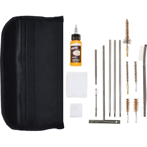 TacShield Universal GI Field 13 Piece Clean Kit w/Seal 1 CLP Plus Black - Precision Shot Firearms