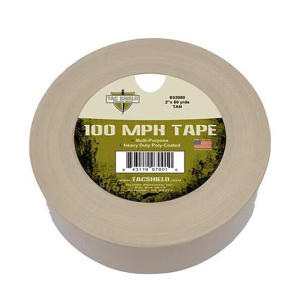 Tacshield 100 MPH Heavy Duty Tape 60 Yards Tan - Precision Shot Firearms