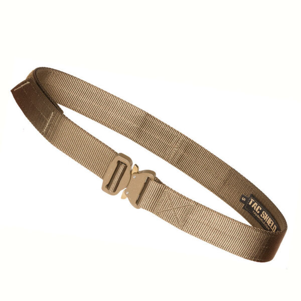 TacShield 1.75" Tactical Gun Belt L 38" - 42" Coyote - Precision Shot Firearms
