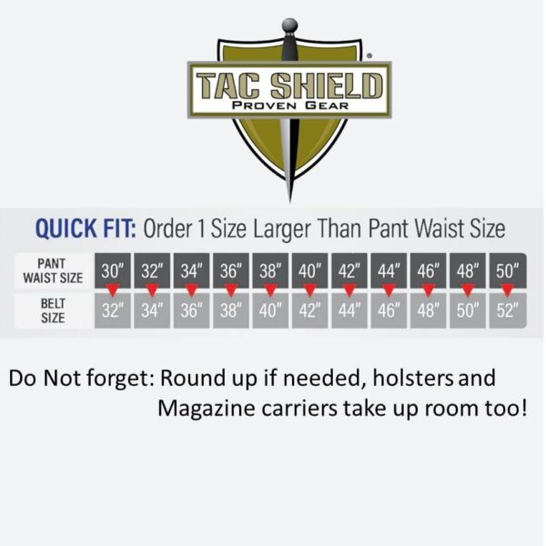 TacShield Tactical Riggers Belt 1.75" L 38" - 42" Tan - Precision Shot Firearms