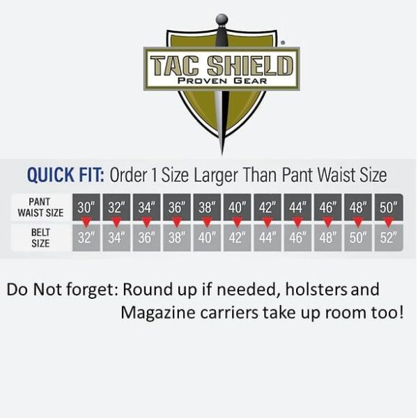 TacShield Cobra Riggers Belt 1.75" Double Wall S 30" - 34" Black - Precision Shot Firearms