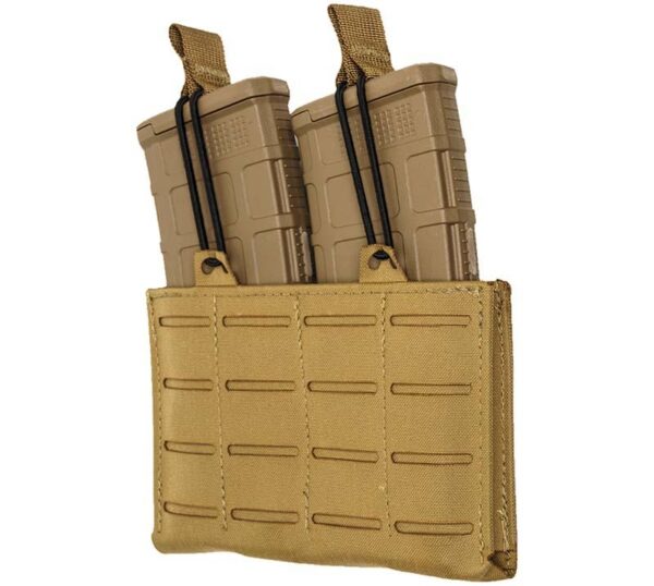 TacShield RZR Molle Double Rifle Magazine Pouch Coyote Brown - Precision Shot Firearms