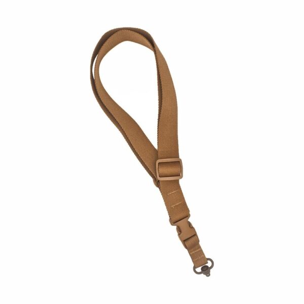 TacShield CQB Single Point Sling QD Push Button Swivel Coyote Brown - Precision Shot Firearms