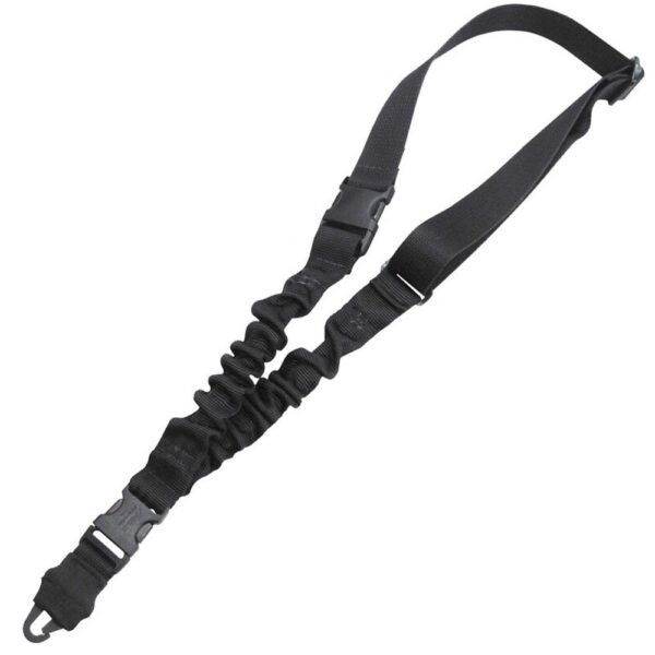 TacShield Shock Sling Single Point 1.25" Black with Double QRB - Precision Shot Firearms