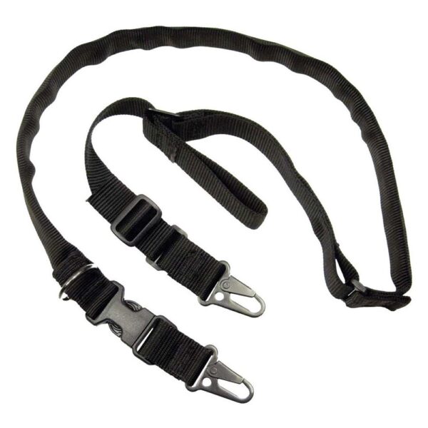 TacShield Warrior 2n1 Padded Sling with HK Snap Hook 1.25" Black - Precision Shot Firearms