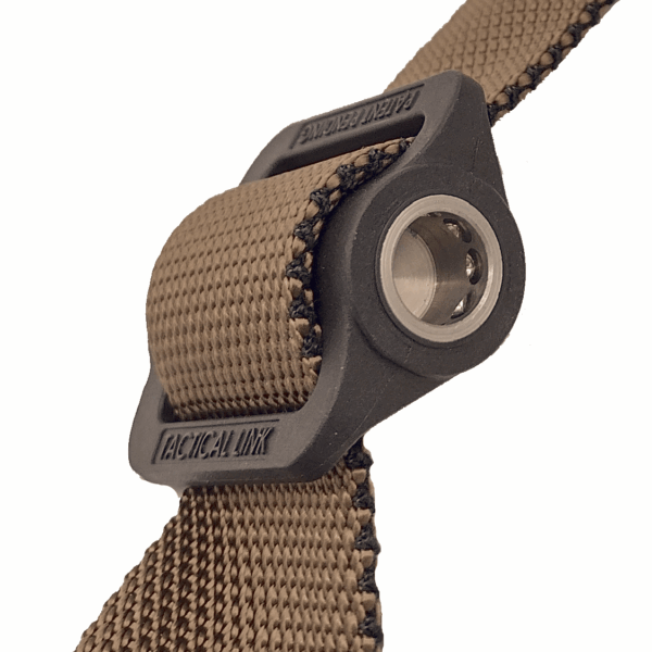 TacShield Warrior 2n1 Sling Padded Web Quick Adjuster QD Push Button Swivel Coyote Brown - Precision Shot Firearms
