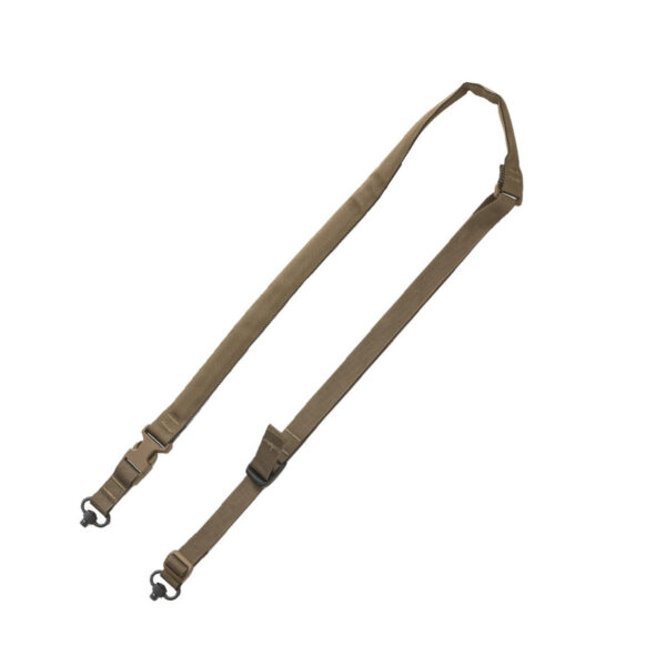 TacShield Tactical 2 Point Quick Adjust Sling Padded QD Push Button Swivel Coyote Brown - Precision Shot Firearms