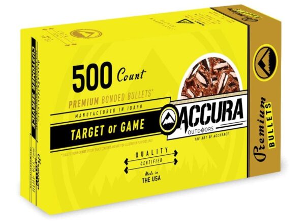 Accura Premium Bonded Bullets .30 cal .308" 120 gr Spitzer Point (SP) 500/pk - Precision Shot Firearms