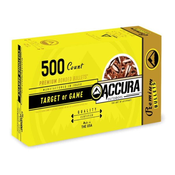 Accura Premium Powerbond Bullets .38 cal .357" 158 gr FP 500/ct - Precision Shot Firearms