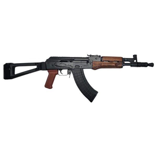 Pioneer Arms Hellpup AK-47 Pistol 7.62x39 30rd Magazines(2) 11.7" Barrel Wood Furniture Folding Brace - Precision Shot Firearms