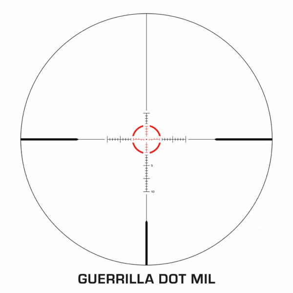 Swampfox Arrowhead LPVO Series Rifle Scope 1-10x24 30mm SFP Green IR MOA Black - Precision Shot Firearms