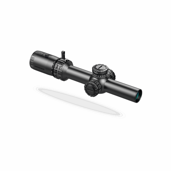 Swampfox Arrowhead LPVO Series Rifle Scope 1-6x24 30mm SFP Guerilla Dot MOA IR Black - Precision Shot Firearms
