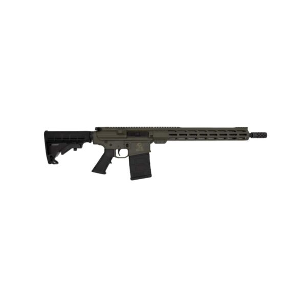 Great Lakes Firearms .308 Winchester Rifle .308 Win 10rd Magazine 16" Stainless Barrel 15" MLOK Rail ODG Finish - Precision Shot Firearms