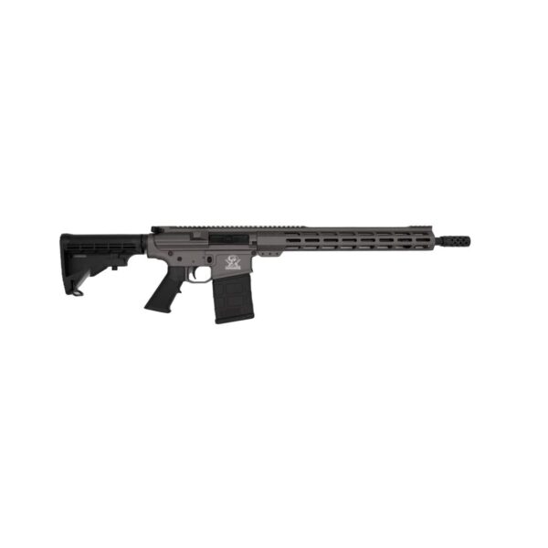 GLFA AR-10 Rifle .308 Win 10rd Magazine 16" Stainless Barrel 15" MLOK Rail Tungsten Finish - Precision Shot Firearms