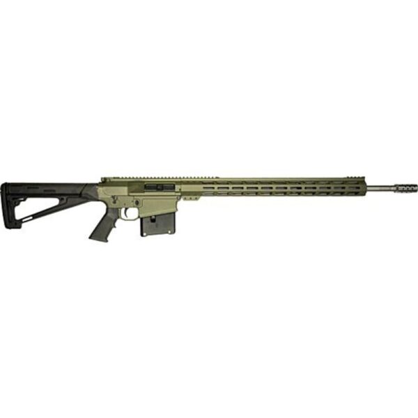 GLFA 300 Win Mag Rifle .300 Win Mag 5rd Magazine 24" 5/8x24 Threaded Barrel OD Green Stainless Steel - Precision Shot Firearms
