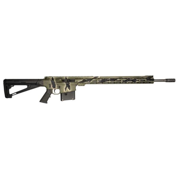GLFA 300 Win Mag Rifle .300 Win Mag 5rd Magazine 24" 5/8x24 Threaded Barrel Pursuit Green Camo Stainless Steel - Precision Shot Firearms