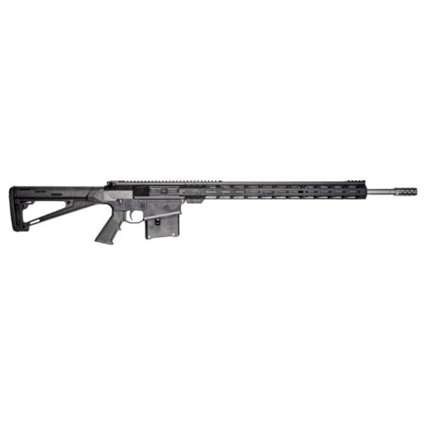 GLFA Long Action Rifle 7mm Rem Mag 5rd Magazine 24" 5/8x24 Threaded Barrel Black - Precision Shot Firearms