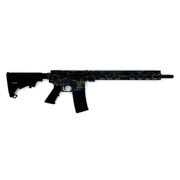 Great Lakes AR-15 "Saved By the Splatter" Rifle .223 Wylde 30rd Magazine 16" Barrel Black/Nitride - Precision Shot Firearms