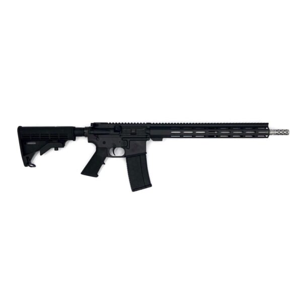 GLFA AR-15 Rifle .223 Wylde 30rd Magazine 16" Threaded Barrel Black and Stainless with 15.25" Handguard - Precision Shot Firearms