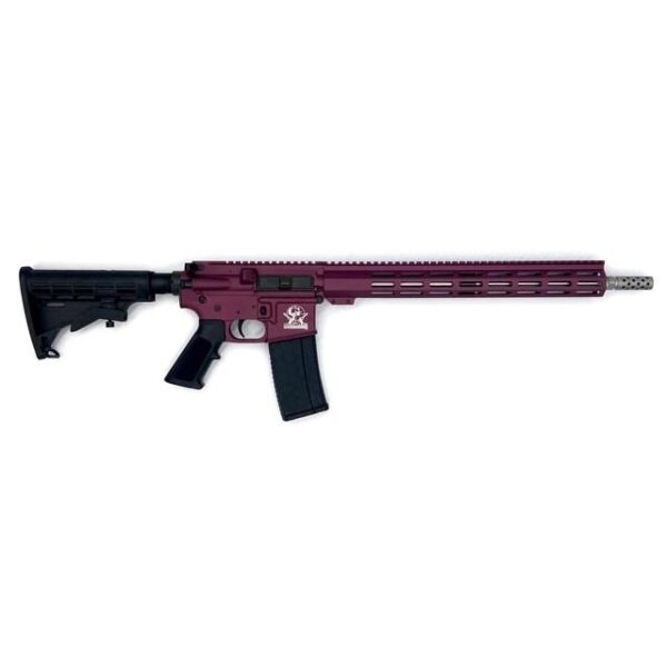 GLFA AR-15 Rifle .223 Wylde 30rd Magazine 16" Stainless Steel Black Cherry Frame - Precision Shot Firearms