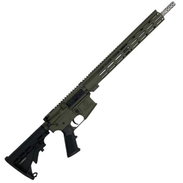 GLFA AR-15 Rifle .223 Wylde 30rd Magazine 16" Barrel OD Green/Stainless Steel with 15.25" Handguard - Precision Shot Firearms