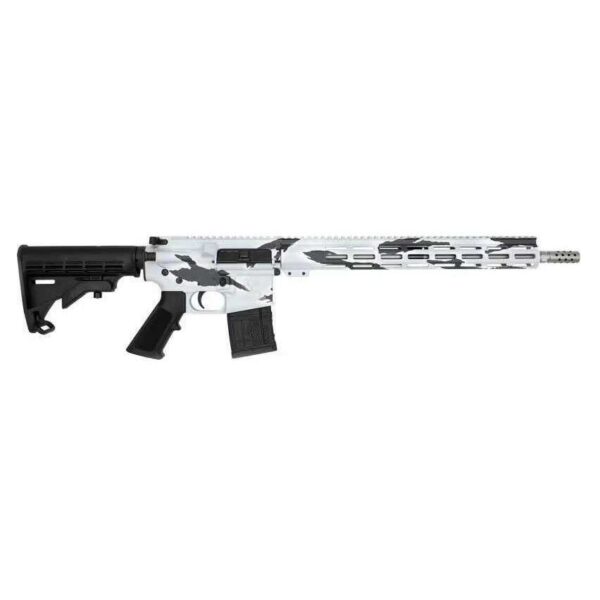 GLFA .223 Wylde Rifle .223 Wylde 30rd Magazine 16" Threaded Barrel Snow Camo Stainless Steel with 15.25" Handguard - Precision Shot Firearms