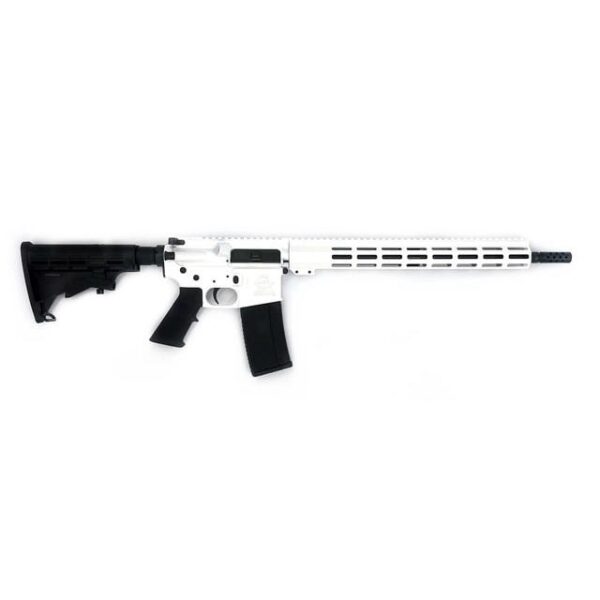 GLFA AR-15 Rifle .223 Wylde 30rd Magazine 16" Nitride Barrel White Frame - Precision Shot Firearms